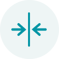 line drawing of lines pointing towards a vertical line