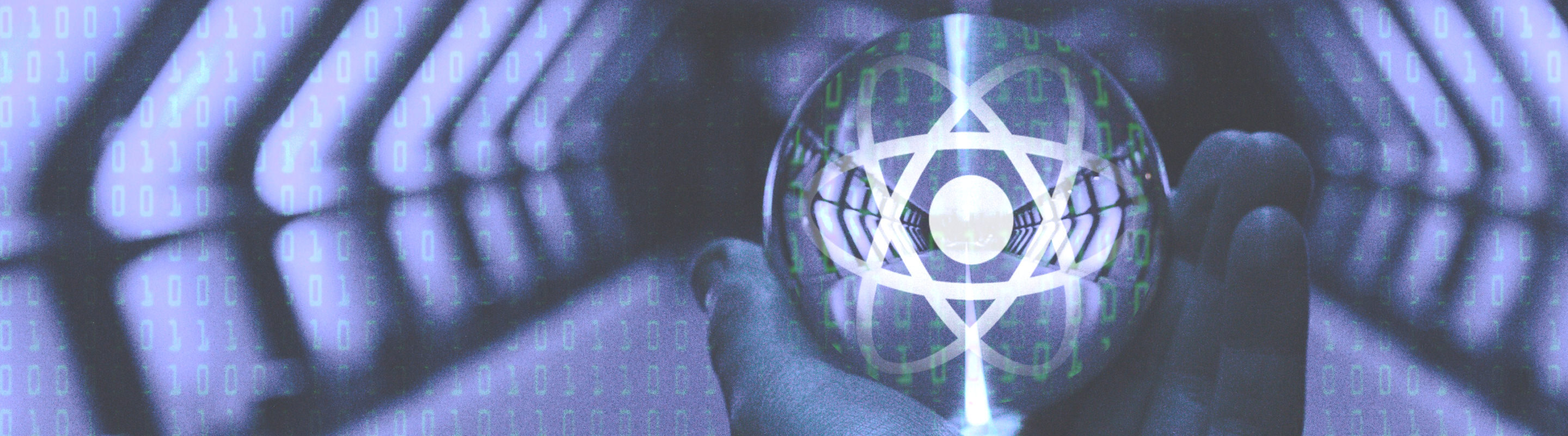 abstract image of a hand holding a globe